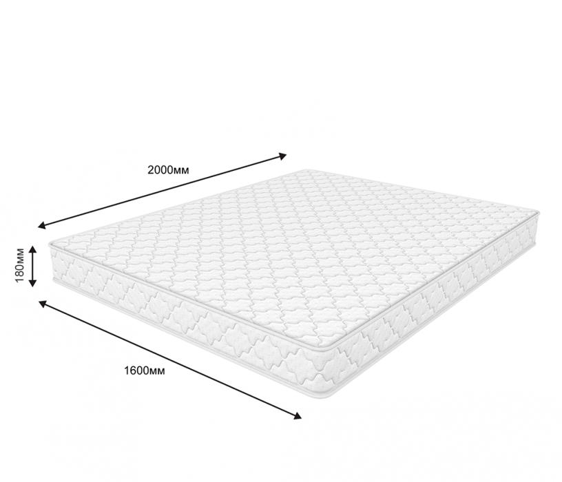1600 x 2000, Матрас Соня Матрасова Мираж (Jacgard) 160х200 см