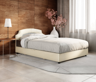 Кровать тахта Шарм 90 с подъемным механизмом, шенилл/экокожа