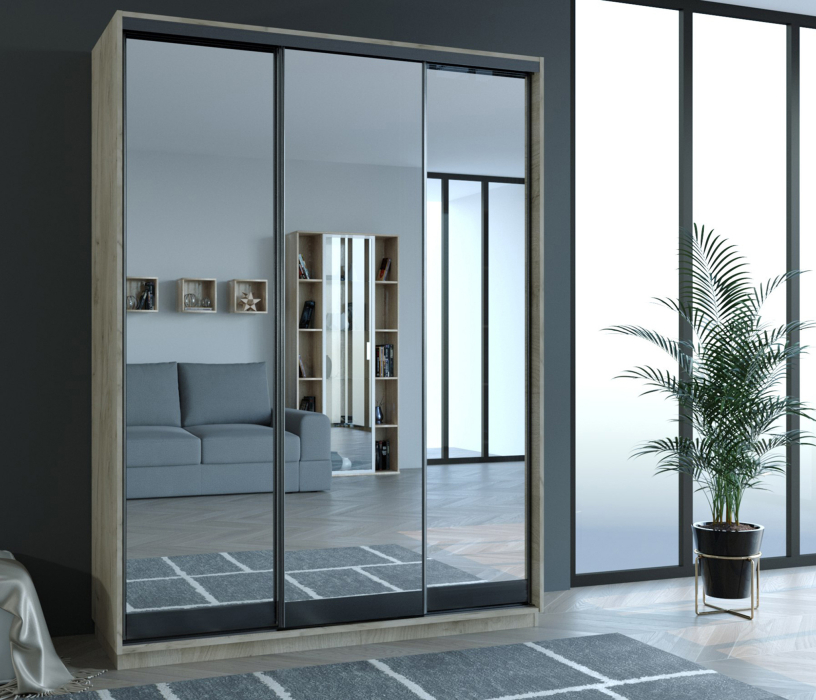 Прямые, Бристоль Шкаф-купе 3-х дверный