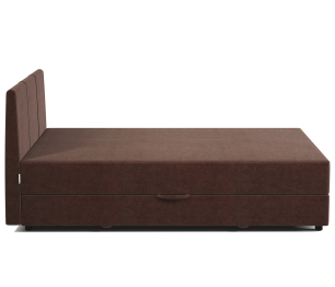 Кровать тахта односпальная с подъемным механизмом и матрасом Классика 90, велюр