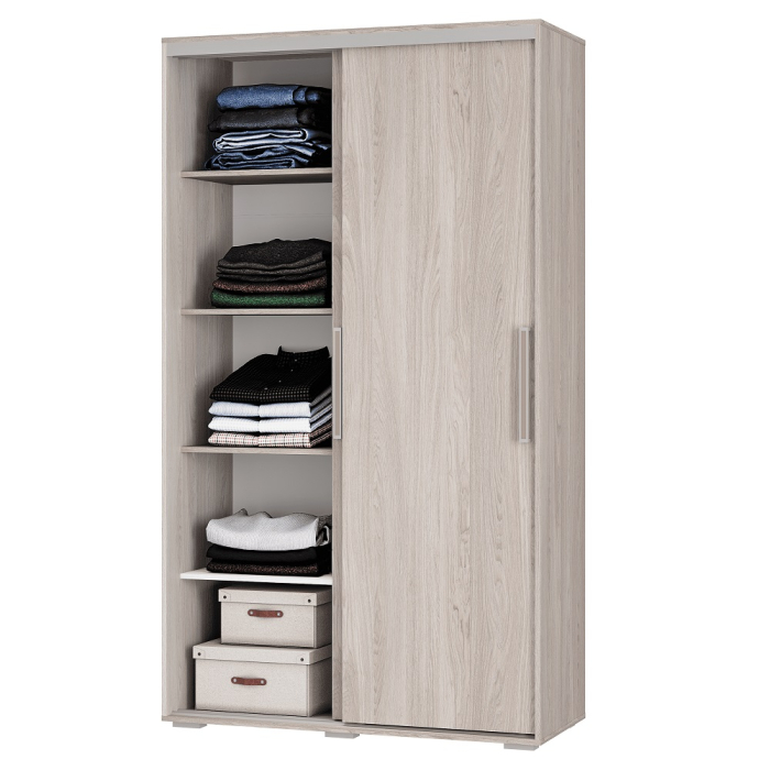 Шкафы-купе, Шкаф-купе Мебелони ШКК-11, ясень белый