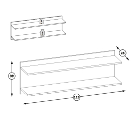 Полка Бостон 09.132