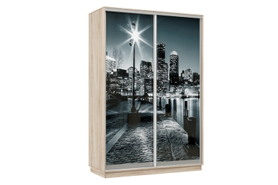 Шкаф-купе Премьер Лайт 11 Ф-1356 двухдверный