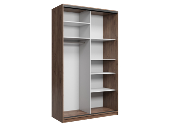 Шкаф купе 2-х дверный АЙСБЕРГ ЛОФТ 120 +зеркало