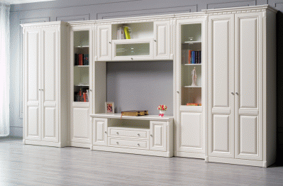 Гостиная Деметра Ш-01 Шкаф (левый)  *без карниза