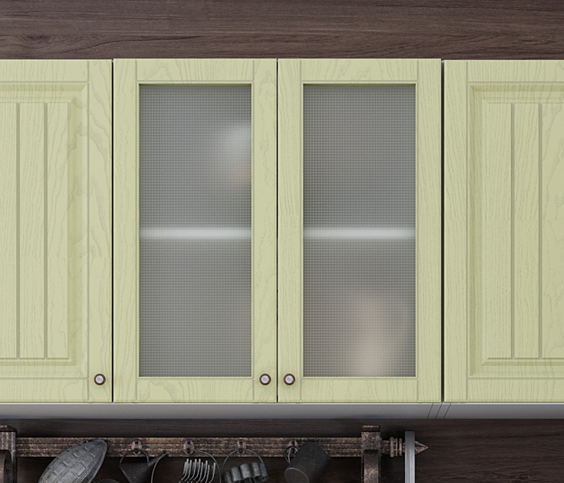 Кухонные гарнитуры, Кухня Хозяюшка 1,5 м Фисташка МДФ