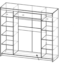Шкаф-купе шк-23 С Зеркалом