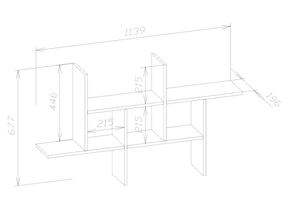 Настенные полки, Настенная полка ПК-6