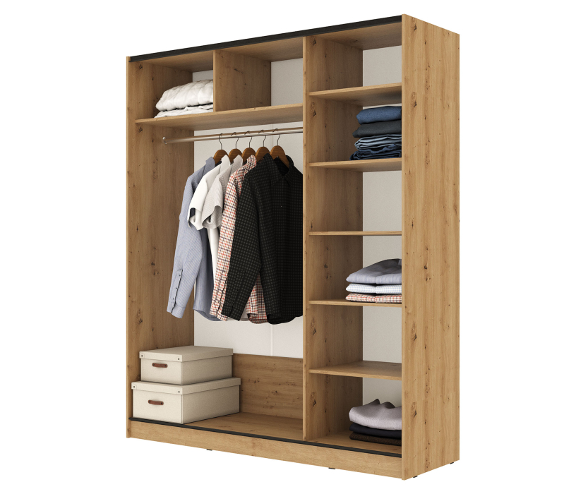 Прямые, Шкаф-купе 2 дв. Марвин-3, 1832