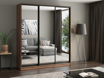 Шкаф купе 3-х дверный АЙСБЕРГ ЛОФТ 220 /зеркало