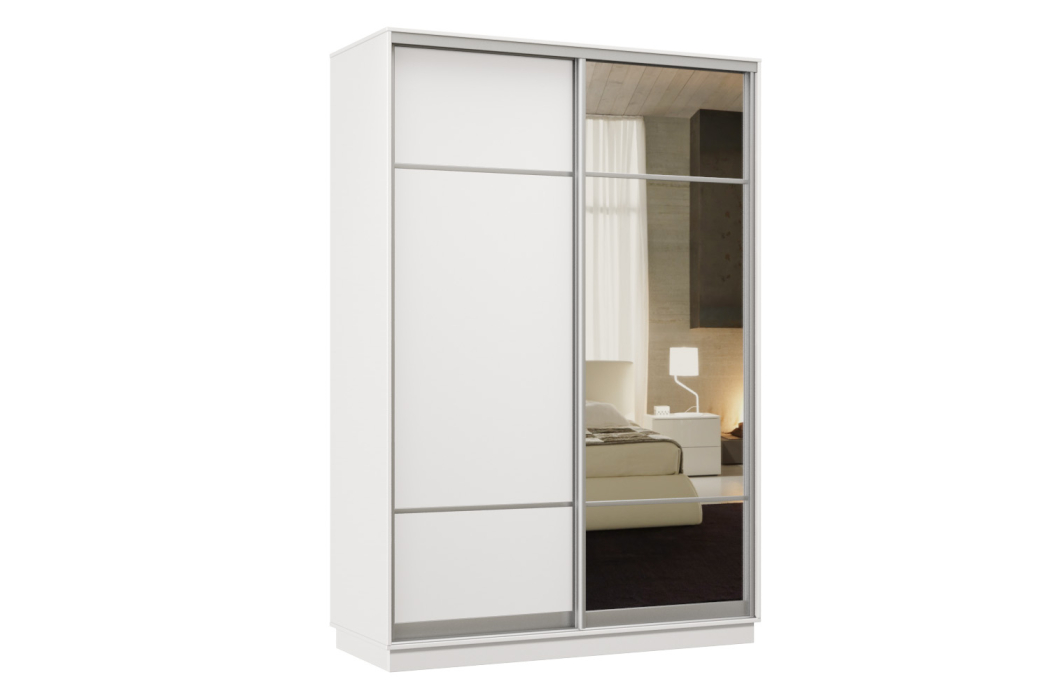 Шкафы-купе, Шкаф-купе Премьер Лайт 01 Мини (08;11) двухдверный