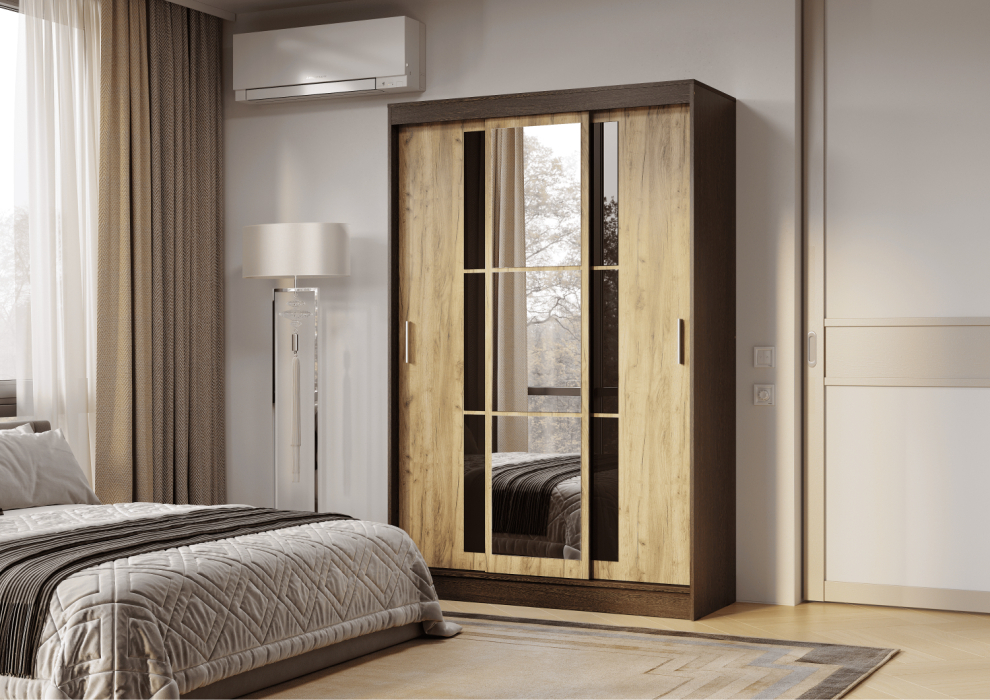 Шкафы-купе 3-х дверные, Шкаф-купе Денвер ШКК-03