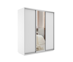 Шкаф-купе Экспресс Медиум (1 зеркало) трио 2400 x 2400 x 600