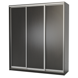 Шкаф-купе 3-х дв. Премиум с полками и со штангами 200х60х220