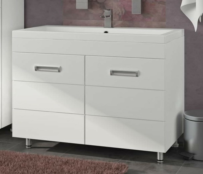 Тумбы с раковиной для ванны, Тумба с раковиной Francesca Avanti  Кубо 80