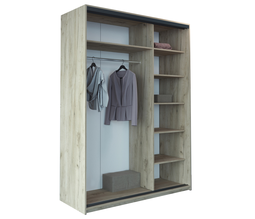 Прямые, Бристоль Шкаф-купе 3-х дверный