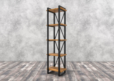 Стеллаж Айсберг Лофт 40х182-2 черный