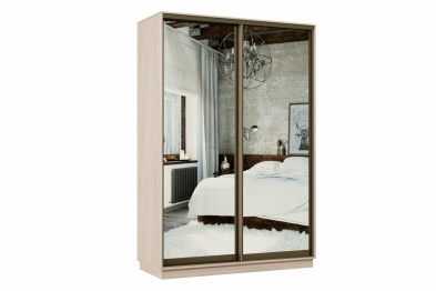 Шкаф-купе Премьер 10 ясень шимо светлый