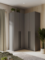 Угловые шкафы, Угловой шкаф для одежды с ящиками София 2200х1300х520мм