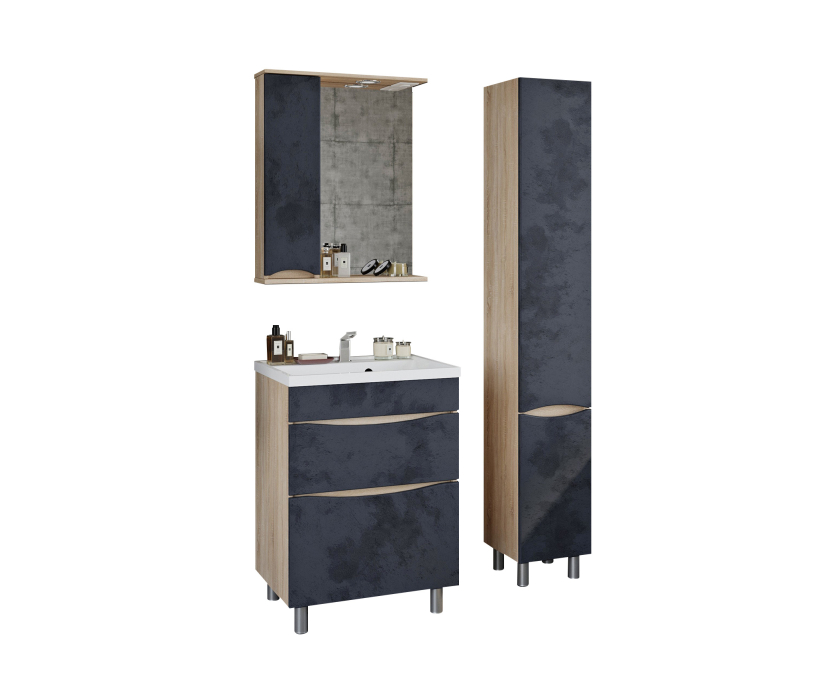 Шкафы с зеркалом, Зеркало-шкаф Francesca Avanti Венеция Амали 60  (левый)