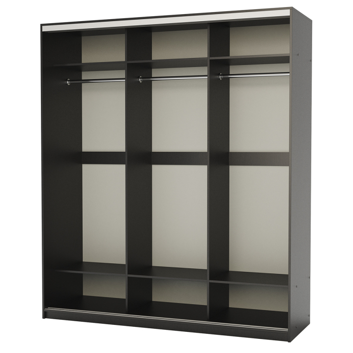 Шкафы-купе, Шкаф-купе 3-х дв. Премиум со штангой 190х60х220