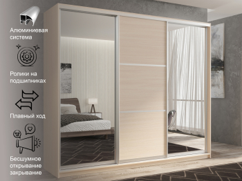 Шкаф-купе 3х дверный Кааппи 3 180х45