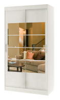 Шкафы-купе, Шкаф купе РИФ-2 ЗЕРКАЛО вариант 3 габарит 1200х400х2500