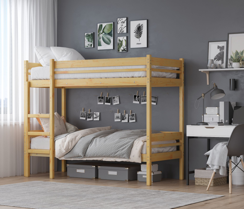 Кровати двухъярусные, Детская двухъярусная кровать Дональд 80х190