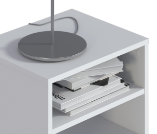 Тумба прикроватная Кито СБ-2607/1 белый