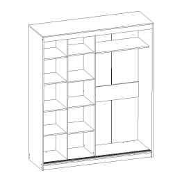 Шкаф купе Нами Ш-1