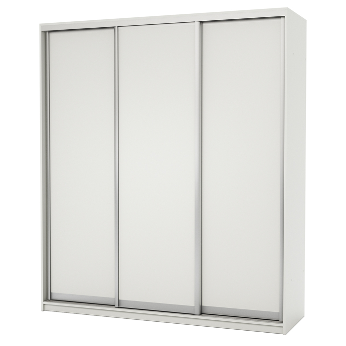 Шкафы-купе, Шкаф-купе 3-х дв. Премиум с полками и со штангами 190х60х220