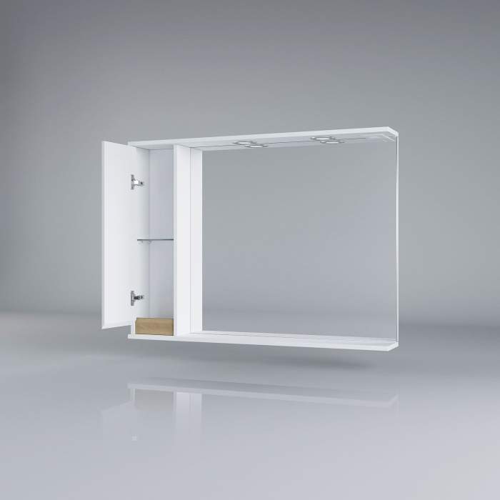 Зеркала, Зеркало-шкаф Francesca Avanti  Венеция Bianco 100 белый левый