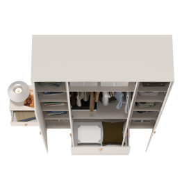 Шкаф 4-х дверный Афина и тумба прикроватная