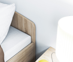 Кито СБ-2301 Кровать (1600) Дуб Сонома с основанием