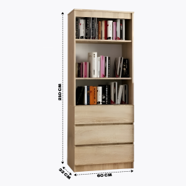 Стеллаж Сура 3 ящика