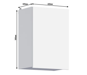 Леон шкаф навесной 1 дв 40х59 см