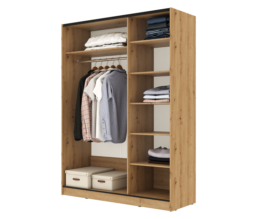 Прямые, Шкаф-купе 2 дв. Марвин-3, 1632