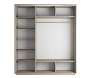 Шкаф-купе Экспресс Медиум (2 зеркала) трио 2400 x 1800 x 600