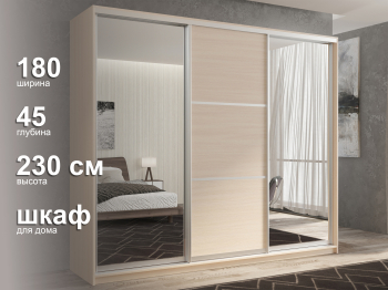 Шкаф-купе 3х дверный Кааппи 3 180х45