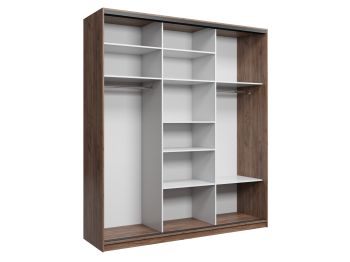 Шкаф купе 3-х дверный АЙСБЕРГ ЛОФТ 210 /зеркало