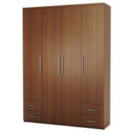 Для одежды, Шкаф четырехдверный Мелодия МКЯ2-43 120х45