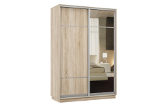Шкафы-купе, Шкаф-купе Премьер Лайт 01 Мини (08;11) двухдверный