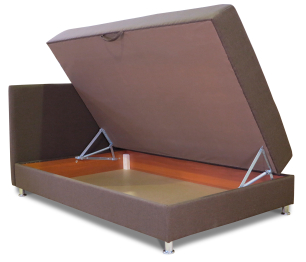 Кровать тахта Классика 90 с подъемным механизмом, рогожка