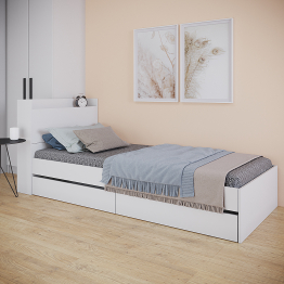 Кровать Астра с ящиками  900х2000