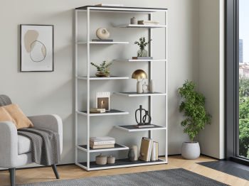 Стеллаж Айсберг Лофт Видар Белый