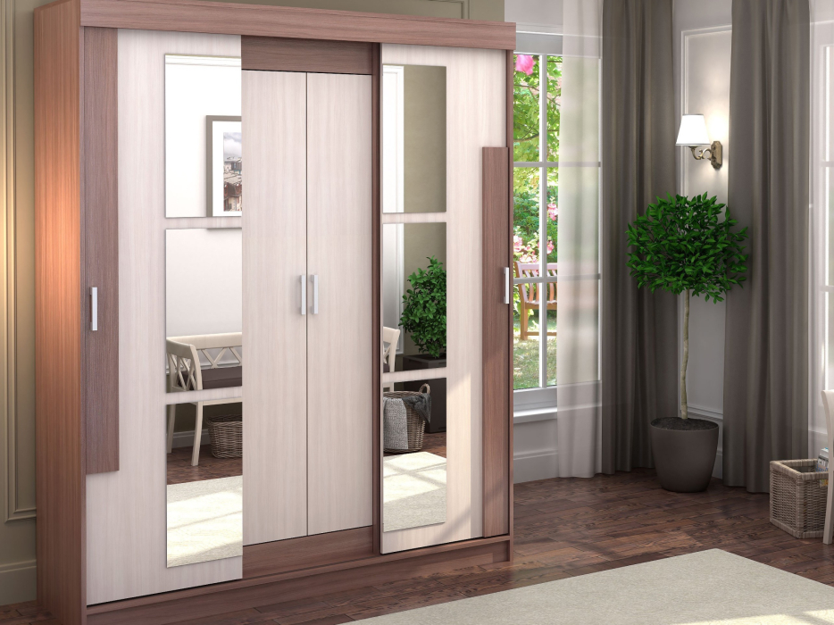 Прямые, Шкаф-купе Фея