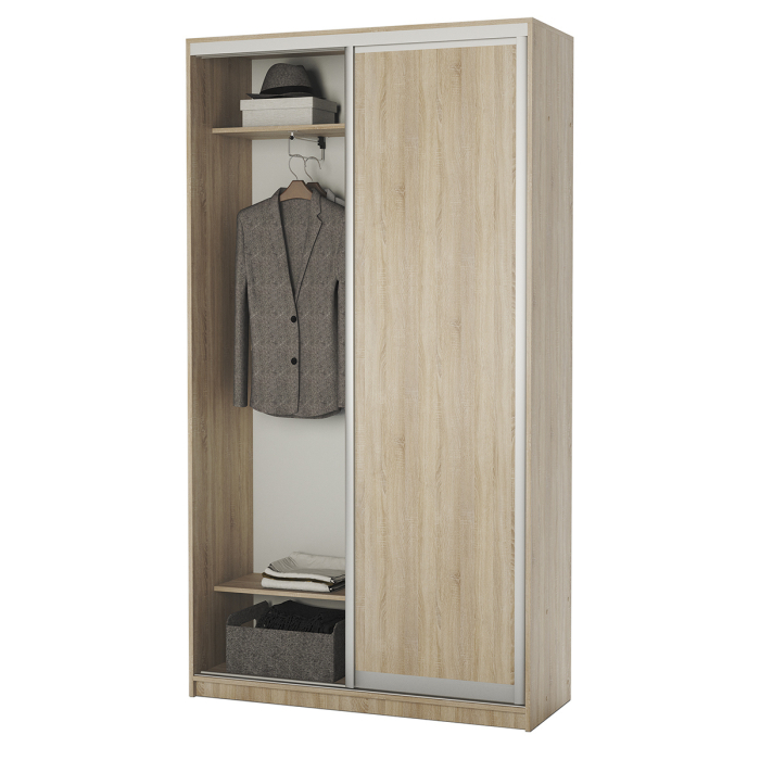 Шкафы-купе, Шкаф-купе 2-х дв. Премиум 130х45х220