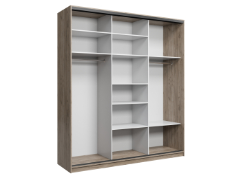 Шкаф купе 3-х дверный АЙСБЕРГ ЛОФТ 210