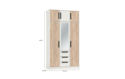 Шкаф для одежды Вегас 83.08 + антресоль 83.11