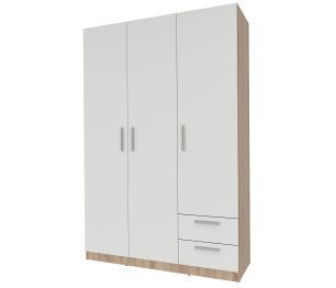 Шкаф 3-х дверный с ящиками Илга